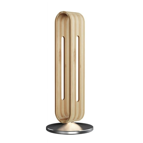 Headset Holder Anti-Scratch Stand Bamboo Wood Aluminum Headphones Holder Desktop Art Display Storage Bracket Mount-A,1 x Headphones Holder,Silver
