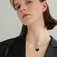 thumbnail image 3 of Fdelink Necklaces Necklaces MY MIND STILL TALKS to YOU Heart Necklace Mother's Day Gift Jewelry Memorial Hot My Mind Heart, 3 of 5
