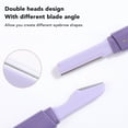 thumbnail image 4 of Cuchillo Recortador de Cejas ANGGREK 2 Piezas Con Cubierta, 4 of 7