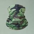 thumbnail image 4 of Summer Cooling Neck Gaiter Sun Protection Face Masks Fishing Neck Gaiter Unisex Sunscreen Balaclava Army Green One Size, 4 of 5