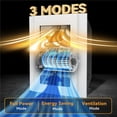 thumbnail image 3 of Calentador eléctrico de pared INFANDY 1500/750W para uso en interiores, 3 of 9