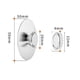 thumbnail image 5 of Jabonera magnética de acero inoxidable montada en la pared, barra colgante, dispensador de jabón con imán para ducha, lavabo de baño Xemadio 2034995, 5 of 9