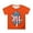 Orange, variant on Graphic Tees for Girls: Short Sleeve Crewneck Tops 5-14 Years Comfortable & Casual for Everyday & Party Wear
