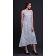 thumbnail image 2 of Bimba Robe de Plage Dos Nu Imprimée Aquarelle pour Femmes Col Halter Long RayonDress-TG, 2 of 6