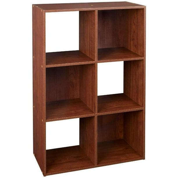 ClosetMaid 4104 Cubeicals Organizer, 6Cube, Dark Cherry