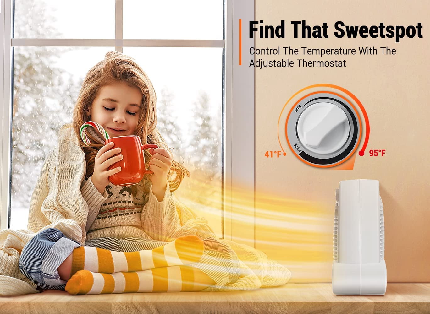 Space Heaters for Indoor Use, 1s Fast Heating Electric Heater with 3  Heating Settings, Fan Mode and Adjustable Thermostat, Auto Safety Shut-Off  System, Quiet and Portable for Office Bedroom Use - Walmart.com