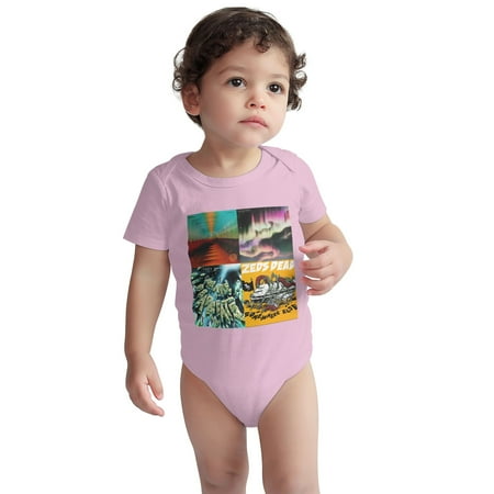 

Zeds Baby Onesie Dead Toddler Baby Boys Girls Short-Sleeve Bodysuits Cotton Romper Pink 18 Months