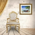 thumbnail image 3 of DeRice, Julie 14x12 Gold Ornate Wood Framed with Double Matting Museum Art Print Titled - Run Ashore, 3 of 4