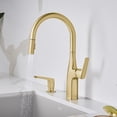 thumbnail image 5 of Rivana High-Arc Pull-Down Dual-Spray Kitchen Faucet - Satin Gold, 5 of 5