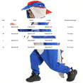 thumbnail image 3 of Coerni Kids Boys & Girls Dinosaur Hooded Jumpsuit Halloween Funny Onesie Costume Cute Animal Romper Triceratops T-Rex Dress Up, 3 of 5
