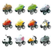 NUOLUX Pull Back Toy Vehicles Model Mini Eggshell Mini Toy Car Party Favors for Children Toddlers Kids (Random Color)