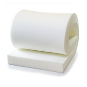 AK TRADING CO. Upholstery Foam Cushion, High Density Foam Sheet - Made in USA, 4 x 30 x 72