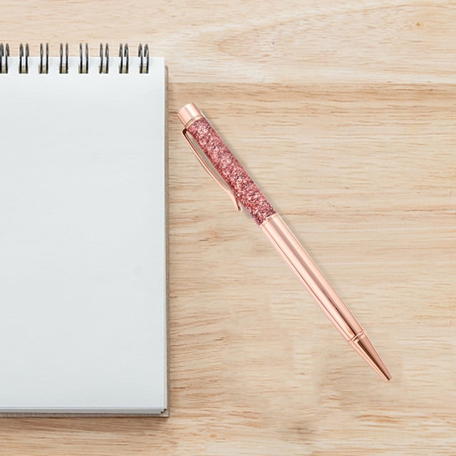 Gold Powder Ballpoint Pen Pen Work Teacher Student Stationery Ballpoint Pen Color Pen 1ML Features: Stationery Pens Set