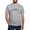 Heather Gray, variant on - Lawn Bowls Evolution T Shirt - Fitted T-Shirt, Vintage Fit Soft Cotton Tee
