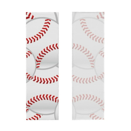 Picia Baseballs Pattern Cooling Towels (40"x12") Cool Towel, Cold Towel, Microfiber Soft Breathable Chilly Ice Towel