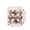 Candy Pendants - Rose Gold Pink, variant on romoty Christmas Hanging Ornaments, 7.09x4.72 Inch 3 Pcs Classic Red Candy Shaped Electroplated Pendants with Gold Glitter for Tree Decor