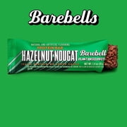 Barebells Vegan Protein Bars Hazelnut & Nougat - 12 Count, Pack of 2 - Plant Based Protein Bar with 15g of High Protein - Chocolate Protein Snacks with 1g of Total Sugars - On The Go Breakfast Bars
