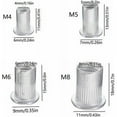 thumbnail image 3 of Threaded Insert Nutsert Rivnuts, 304 Stainless Steel Rivet Nuts for Wide Range Uses, Smooth Surface Rivets for Furniture and Industrial Products (100pcs), 3 of 5