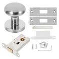 thumbnail image 5 of DINHEAROM 1Pack Keyless Door Lock Knob in Silver for Homeowners with No Locking Function, 5 of 8