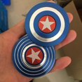 thumbnail image 5 of Orange Captain America Fidget Spinner, 5 of 5