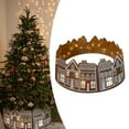 thumbnail image 1 of Base Para árbol De Navidad Con Forma De Casa De Jengibre Y Luces LED Para Sala De Estar, 26 Pulgadas De Alto Y 16 Cm 26 pulgadas de alto 16 cm, 1 of 8