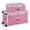Pink, variant on KFFKFF Metal Trunks Set of 2 with Wheels, 32"+ 23"(5.9+1.76 Cu.ft) , Storage Chest with Lock for Travel, Home, Dorm, or Apartment, Black