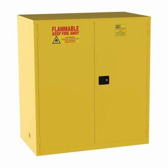 Jamco Flammable Safety Cabinet,120 Gal.,Yellow BM120YP