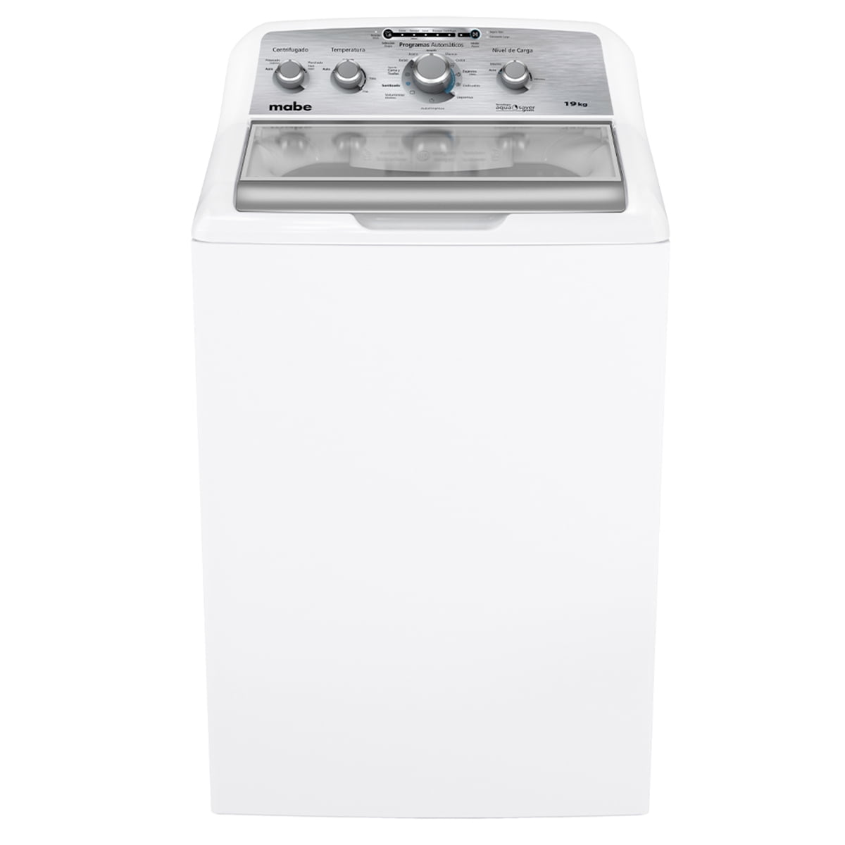 Lavadora Automática MABE Aqua Saver Green 19 kg Blanca con Sanitizado