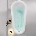thumbnail image 5 of Vanity Art 71" x 34" Acrylic Freestanding Bathtub Contemporary Soaking Tub with Overflow and Pop-Up Drain, VA6512-L, 5 of 5