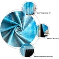 thumbnail image 3 of Christmas Curtains For Living Room, Blue Snowflake Print Window Drapes Winter Snowy Blackout Curtains For Bedroom Dining Room Home Window Decorations 26"W x 54"L (Pack of 2), 3 of 6