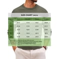 thumbnail image 3 of Men's Crew Neck Knit Sweater Long Sleeve Striped Pullover Casual Polyester Top, 3 of 5