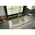 thumbnail image 5 of Karran Usa QU-711-BR Quartz Qu 32" Undermount Double Basin Quartz Composite Kitchen Sink -, 5 of 5