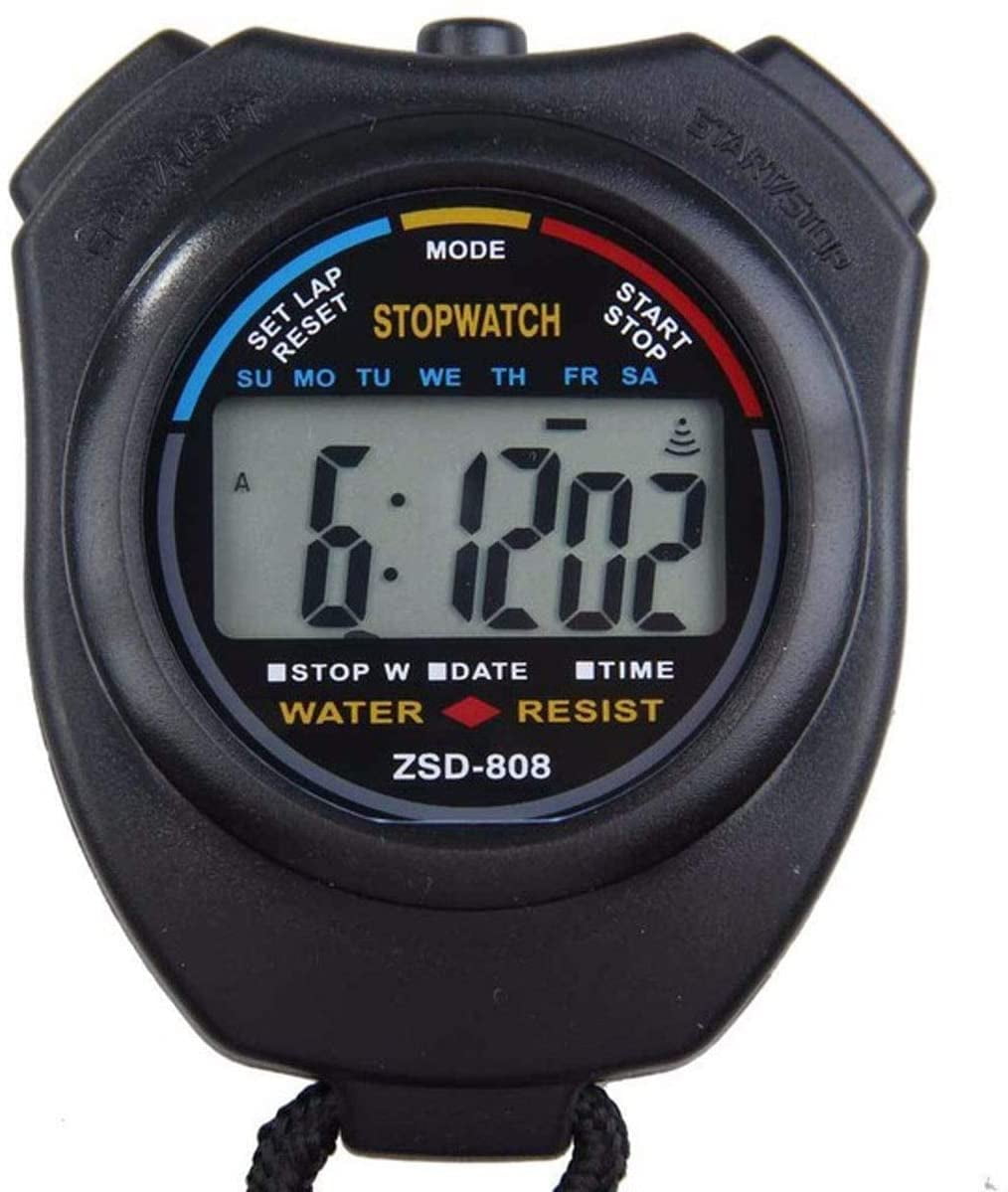 Details about   Large Digital Household Waterproof Timer Sport Stopwatch For Athlete Fitness 