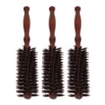 thumbnail image 3 of Cepillo de Pelo de Rodillo ANGGREK 3 Piezas Antiestático Resistente A Altas Temperaturas Mango de Madera, 3 of 8