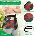 thumbnail image 4 of Yayeee Waist Apron with Pockets for Cooking Waterproof Half Server Aprons, Dark Tartan Pattern, 4 of 7