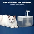 Maraawa Pet Fountain Automatic Cat Water Fountain Dog Water Dispenser Smart Pump 118oz/3.5L for