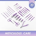 thumbnail image 4 of Set de manicura WOAMA 30 en 1 profesional de acero inoxidable, 4 of 6