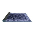 thumbnail image 2 of Ahgly Company Indoor Square Oriental Blue Industrial Area Rugs, 4' Square, 2 of 4
