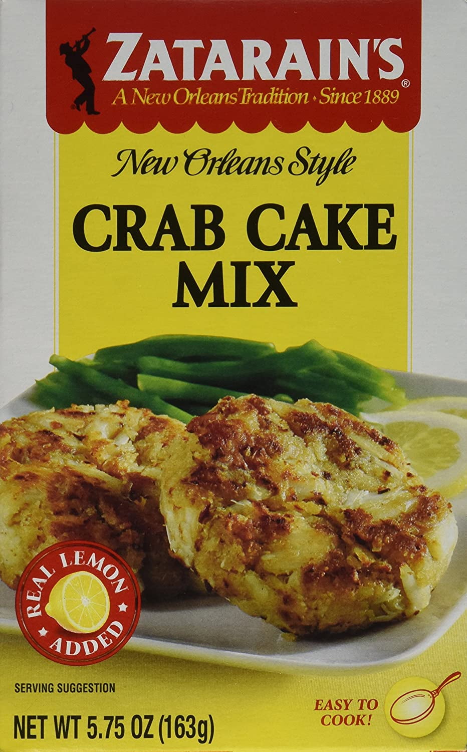 Zatarains, Crab Cake Mix, 5.75 oz, Pack of 6