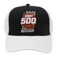 thumbnail image 4 of Gorra de béisbol texturizada Indy 500 para Hombre L/XL Blanco, 4 of 4