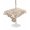 Sand, Tan, Cream, Sepia, variant on Outdoor Tablecloth with Umbrella Hole for Patio/Picnic/Party/Camping, Summer Ocean Starfish Waterproof Table Cloth Round Cover Washable, Coastal Coral Beach Conch Vintage Brown (Dia 54")