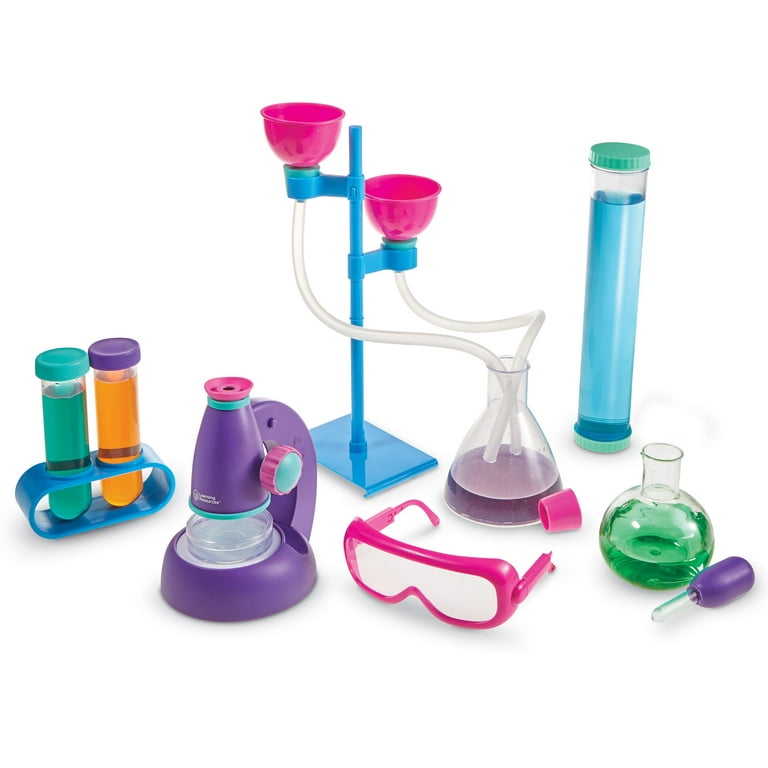 Learning Resources Primary Science Pink Deluxe Lab Set - 45 Pieces