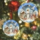 thumbnail image 5 of Belén de madera adorno del árbol de Navidad • Decoración religiosa de 3,14 pulgadas • Belén tallado a mano • Regalo sagrado de la Navidad, 5 of 9