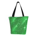 thumbnail image 1 of Balery Shiny round green sequins Bolsa de Hombro con Diseño, Bolsa Grande y Duradera, Bolsa Versátil para Compras, 1 of 6