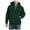 Dark Green, variant on Fgnfyis Mens Autumn and Winter Semi Zipper Fashion Casual Loose Stitching Solid Color Hooded Sweater Top Mens Hoodie Sky Blue XXXL