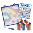 thumbnail image 2 of Latch Kit Mini Rug-Rainbow, 2 of 5
