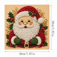 thumbnail image 4 of Christmas Pearl Art Kits for Adults Pearl Diamond Art Diy Kits DIY Pearl Painting Kit for Beginners,7.87x7.87 Inch Gemstone Diamond Dots Beads Handmade Hanging Painting Kit for Home Wall Decor, 4 of 7