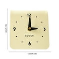 thumbnail image 3 of SHIMELE Small Clock Decorative Ornaments Modern Tabletop Clock Plastic Home Decoration Accurate Timekeeping for Living Room or Office, 3 of 6