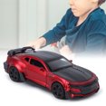 thumbnail image 5 of Modelo de coche con luz y sonido de aleación 1:32, vehículo de estimulación con retroceso, coche de juguete, regalo para niños (rojo mate), 5 of 5