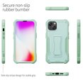 thumbnail image 4 of ExoGuard For iPhone 14 Case, Phone Case with Screen Protector and Kickstand (Green), 4 of 7